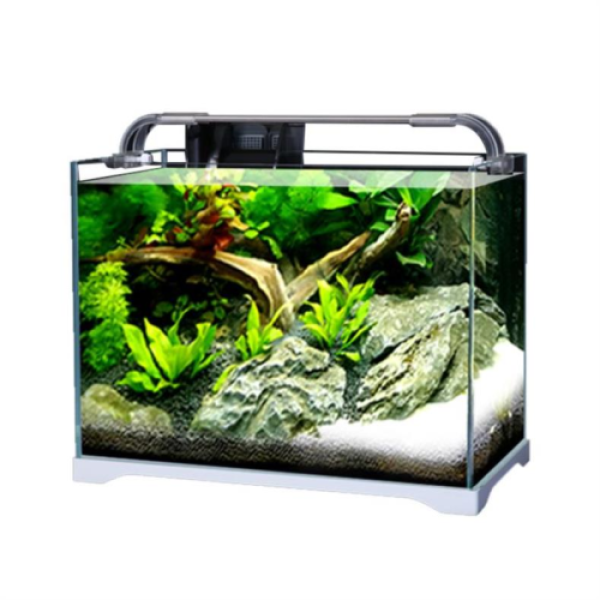 H2Pro 3.7 gal curve corner open top tank set Include Glass Top