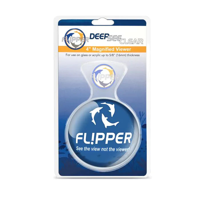 Flipper DeepSee Magnified Magnetic Aquarium Viewer 4" CLEAR